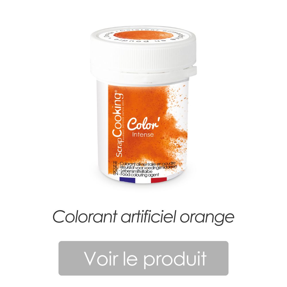 Colorant orange marbrés - ScrapCooking
